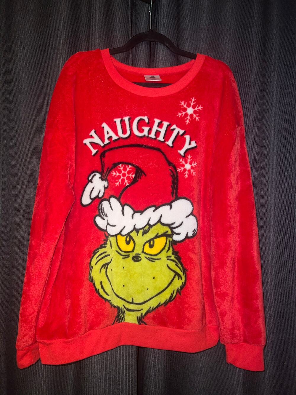 Ugly Christmas Sweater Xmas Size XXL Grinch Fleece